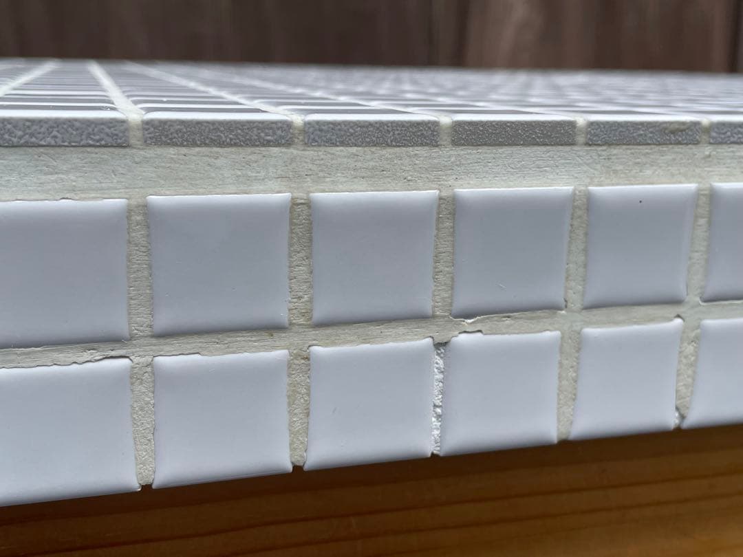 直接引取限定　モモナチュラル　タイルトップダイニングテーブル　仙台　宮城