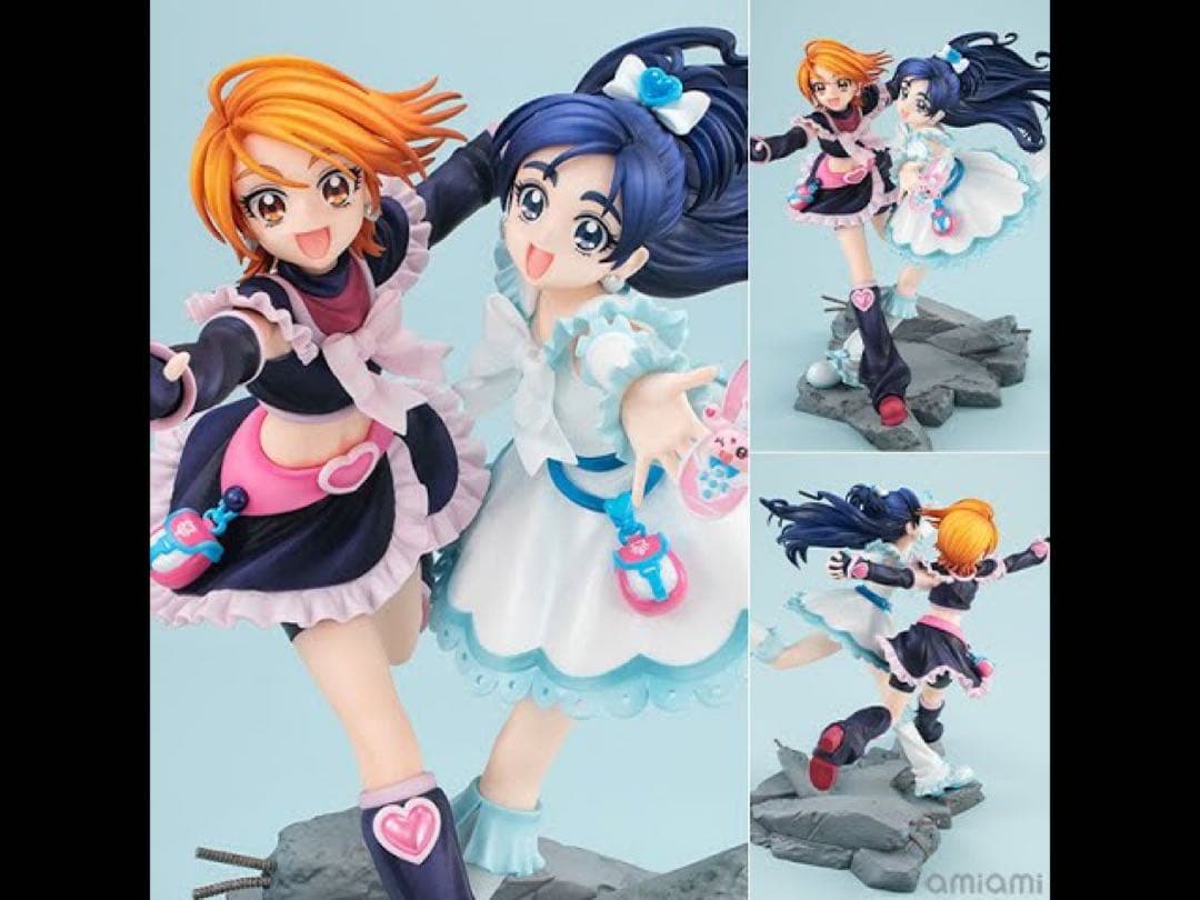 ふたりはプリキュア キュアブラック＆キュアホワイト　Lucrea フィギュア