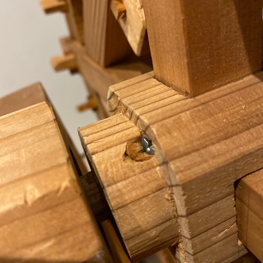 ⭐︎みやびを様⭐︎水車　木製　水車径46㎝　庭　置物　和風　庭園