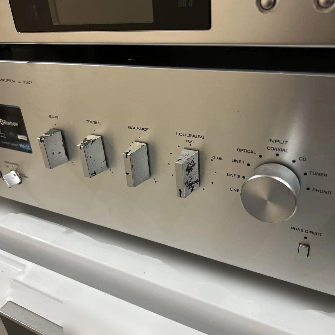 YAMAHA ヤマハ プリメインアンプ / A-S301/CDプレイヤーセット