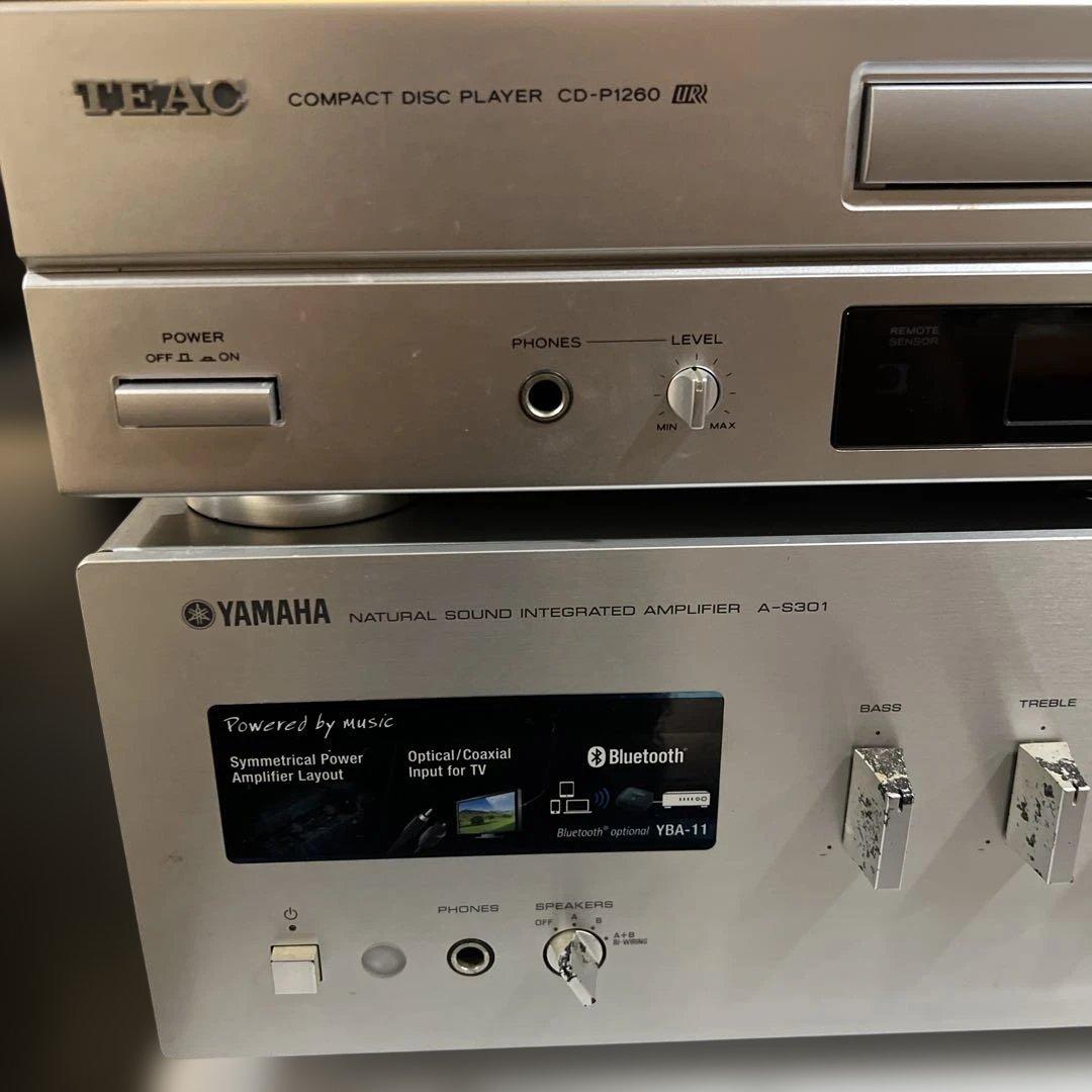 YAMAHA ヤマハ プリメインアンプ / A-S301/CDプレイヤーセット