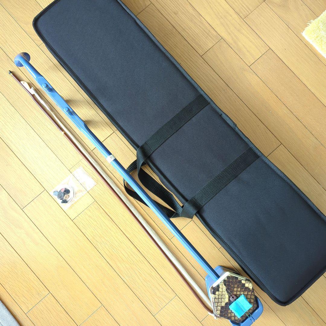 未使用 張建平製作18 最上級明清老紅木二胡青