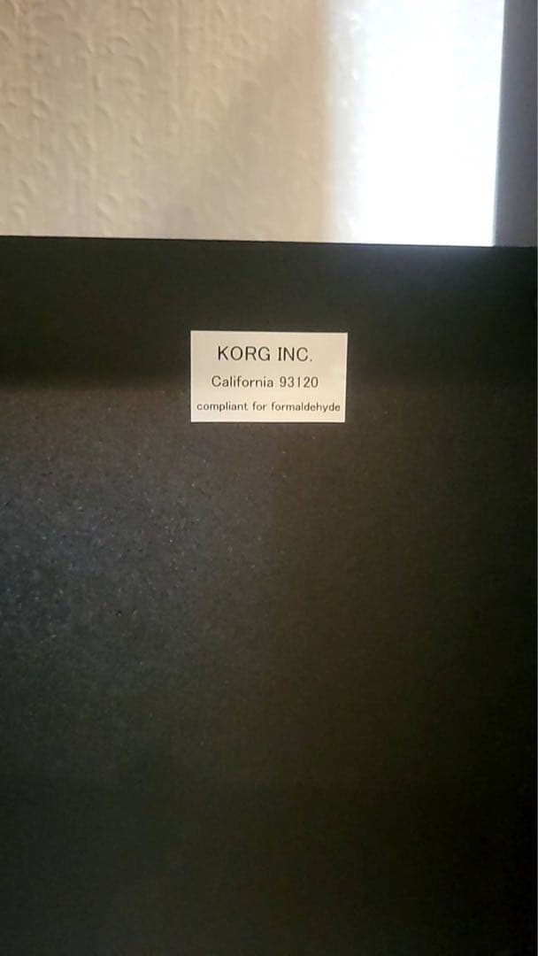 【美品】KORG 電子ピアノ B1 BK 88鍵 ブラック　椅子なし