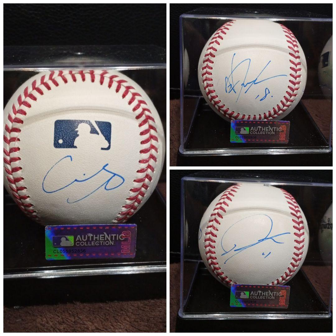 ケース付き！大谷翔平 佐々木朗希 山本由伸 直筆サインボール MLB公式球