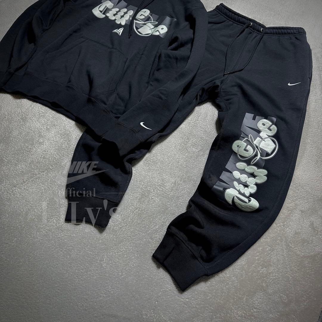 【Ｌサイズ】NIKE上下セットアップ　定価21,110円　黒パーカースウェット