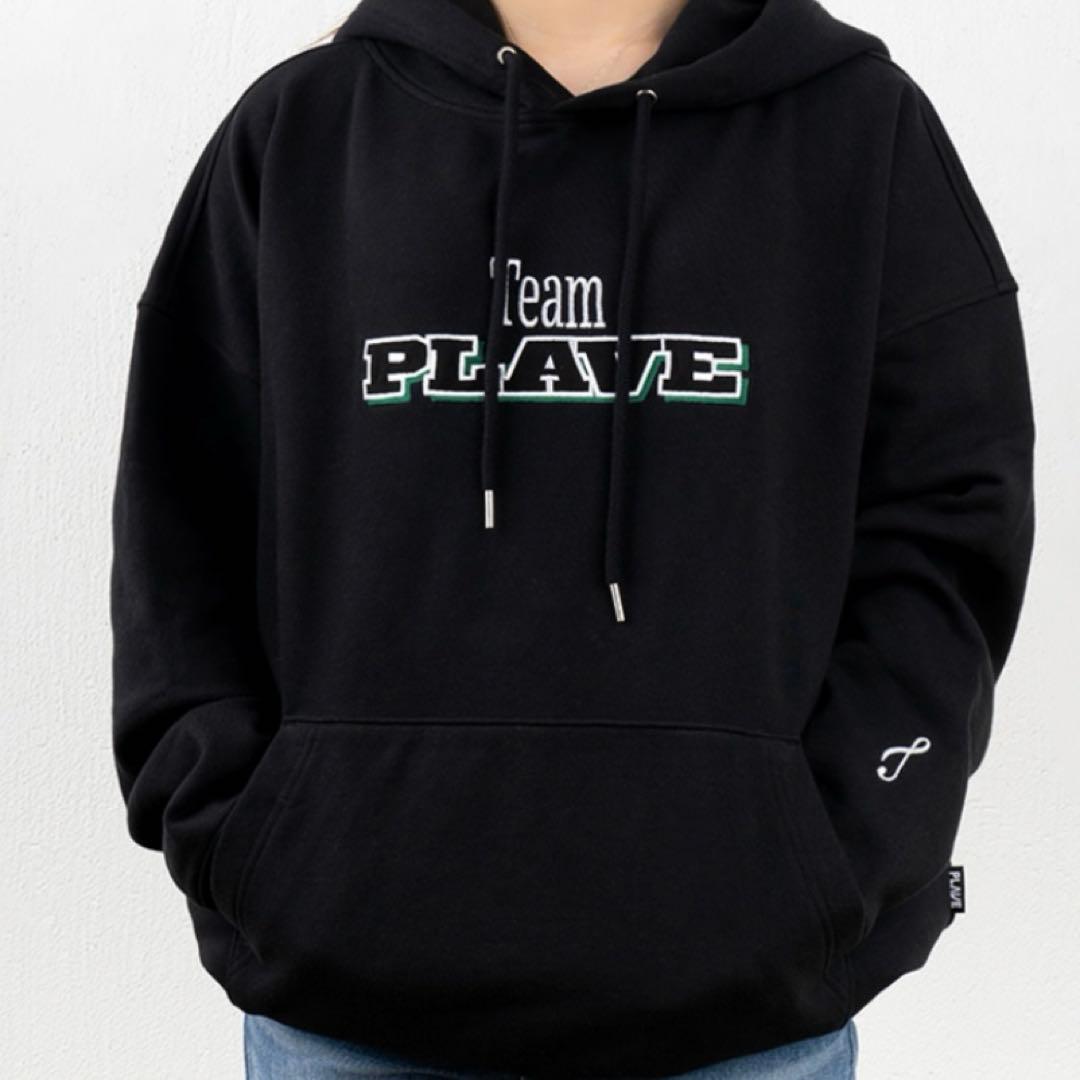 アイドル TEAM PLAVE HOODIE BLACK