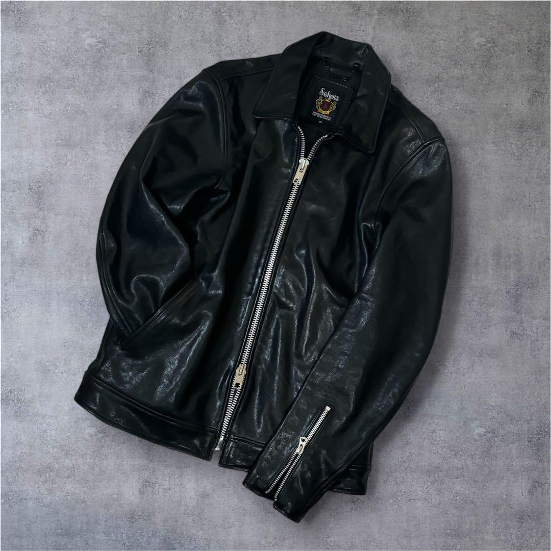 Schott / シングルブレスト ライダースジャケット