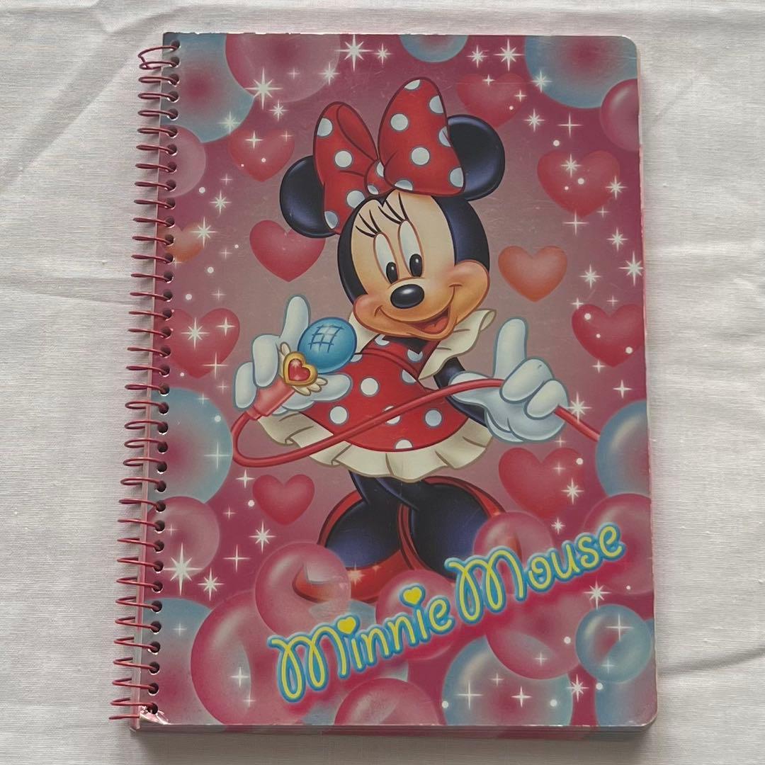 希少❤️ミニーマウス ノート スパイラルバインディング ピンク　ディズニー