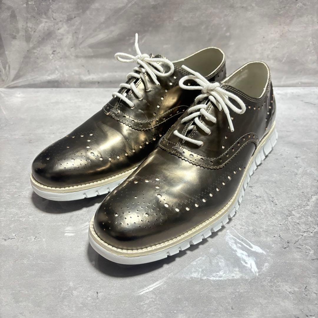【未使用級】COLE HAAN ゼログランド オックスフォード ウイングチップ