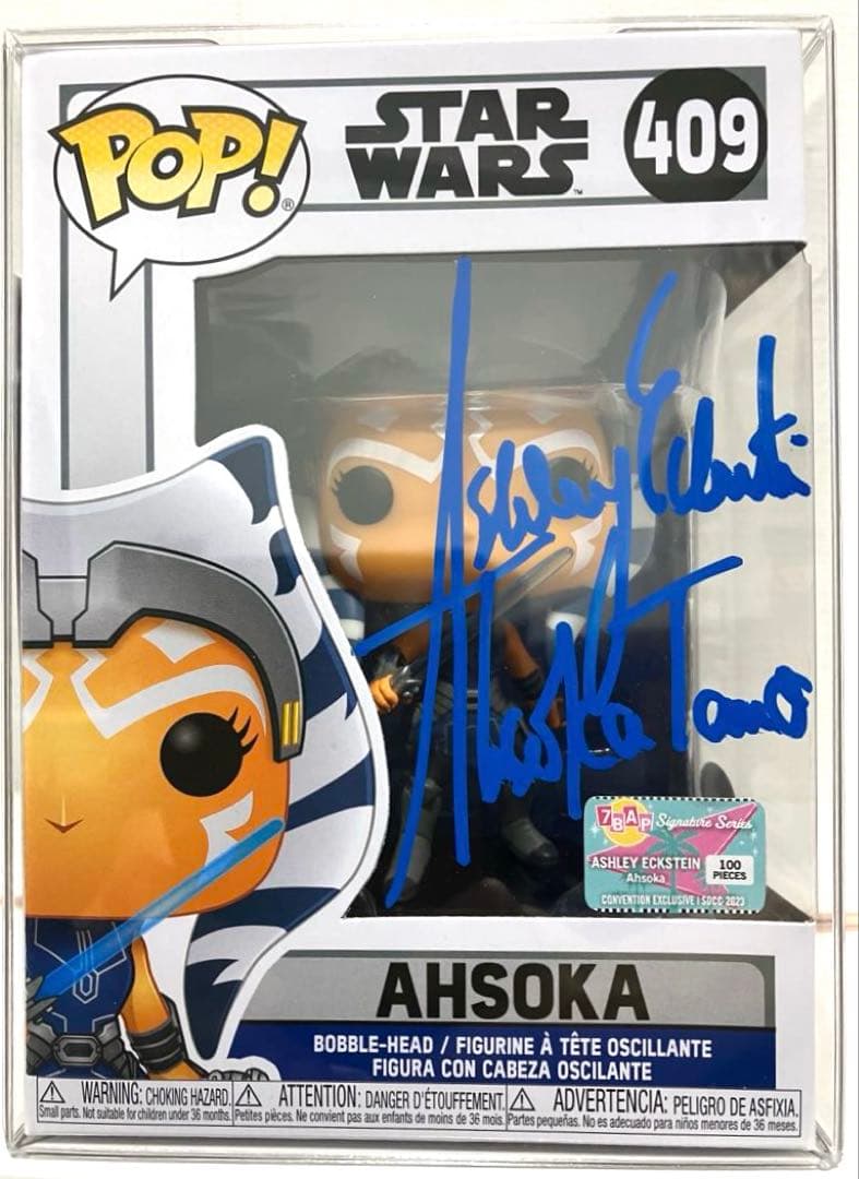 Funko POP アソーカ・タノ アシュリー・エクスタイン サイン入り
