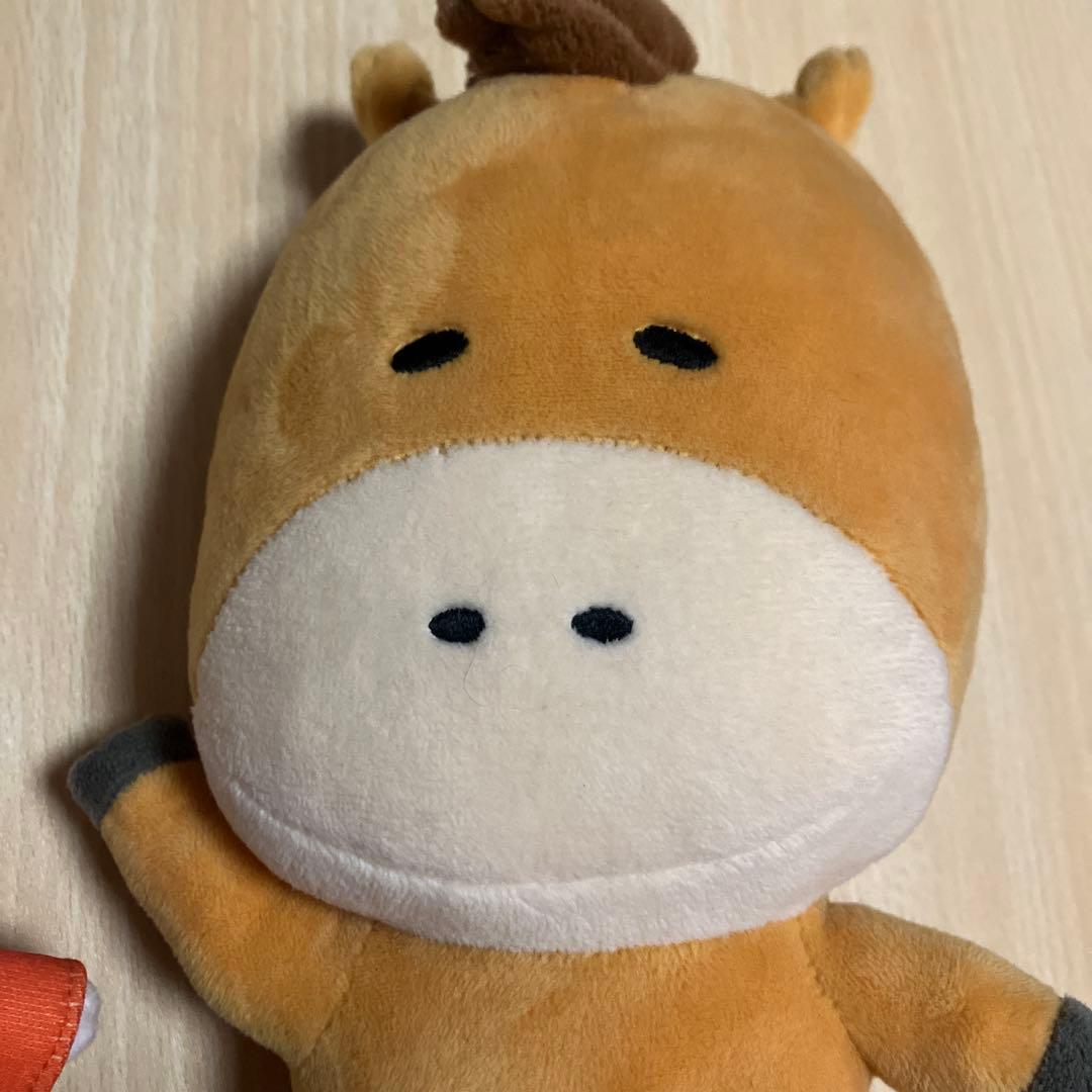 限定UMAJO柄勝負服 自分ツッコミくま+ナンカメチャハヤイ号 ぬいぐるみセット