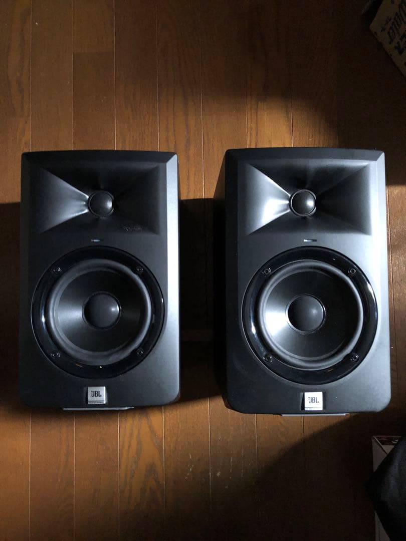 JBL LSR305 モニタースピーカースタンドセット　中古
