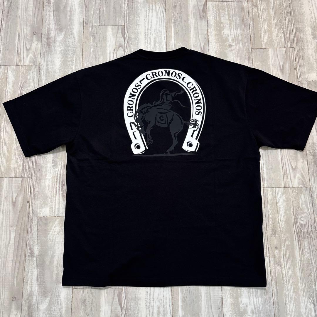 CRONOS クロノス Tシャツ ブラック XL HORSE SPIRIT
