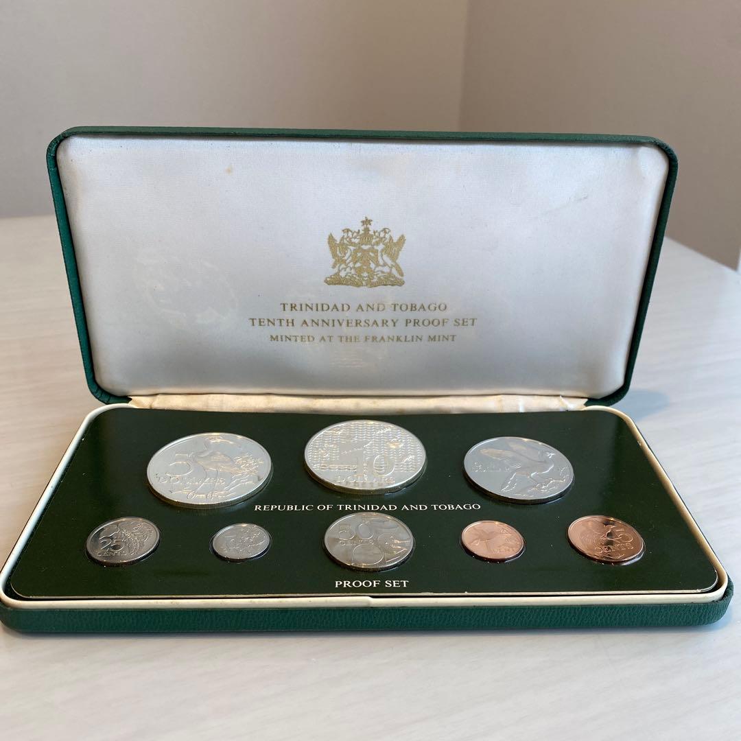 【レア】トリニダード・トバゴ 10周年記念プルーフセット