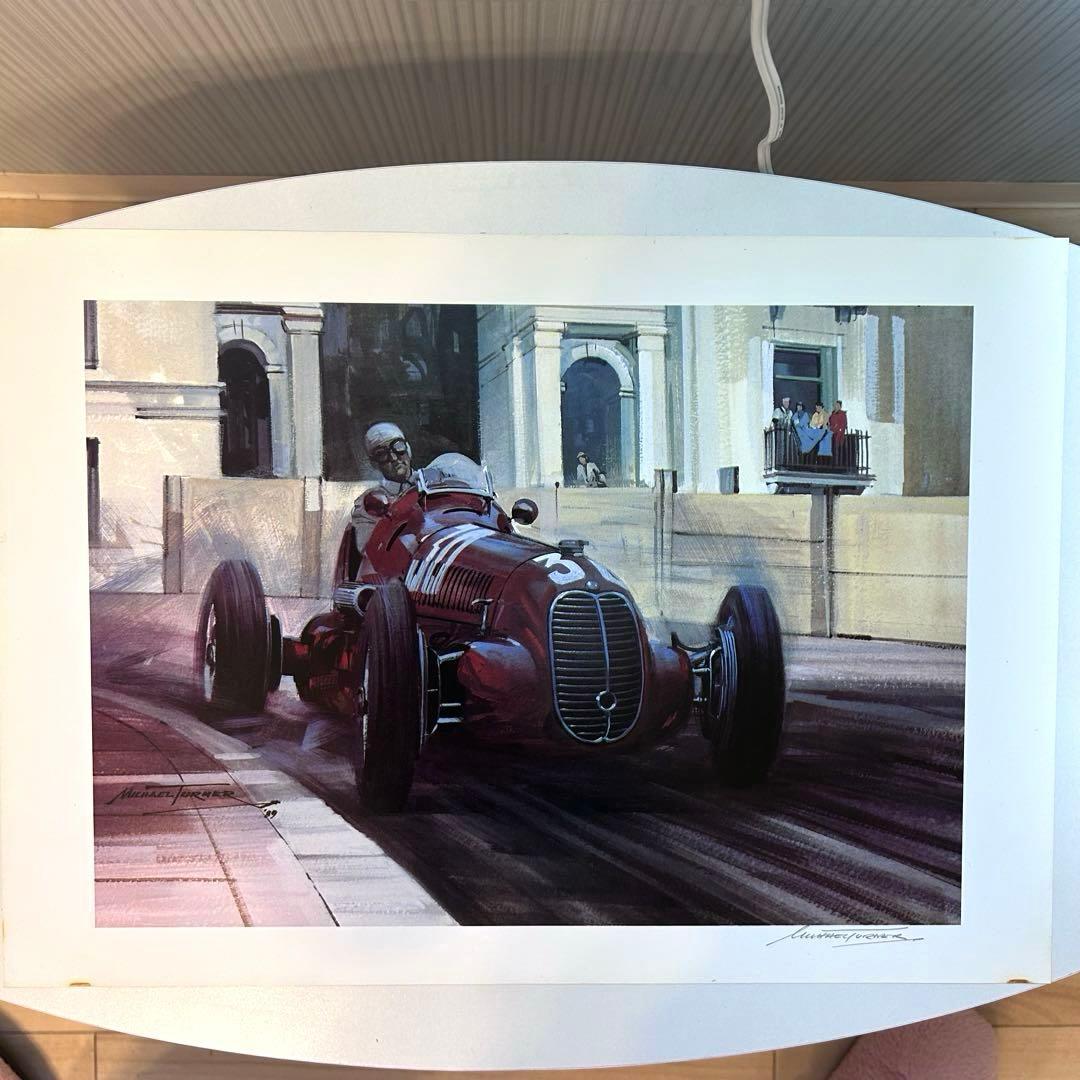 マイケル　ターナサイン入り　　　絵画額付き