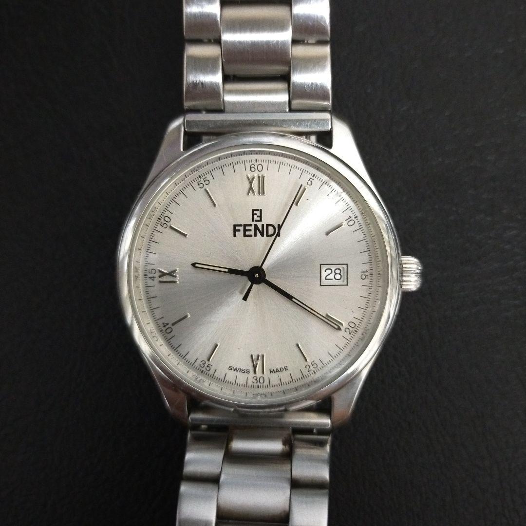 人気　FENDI フェンディ 210G クオーツ メンズ 腕時計　中古品