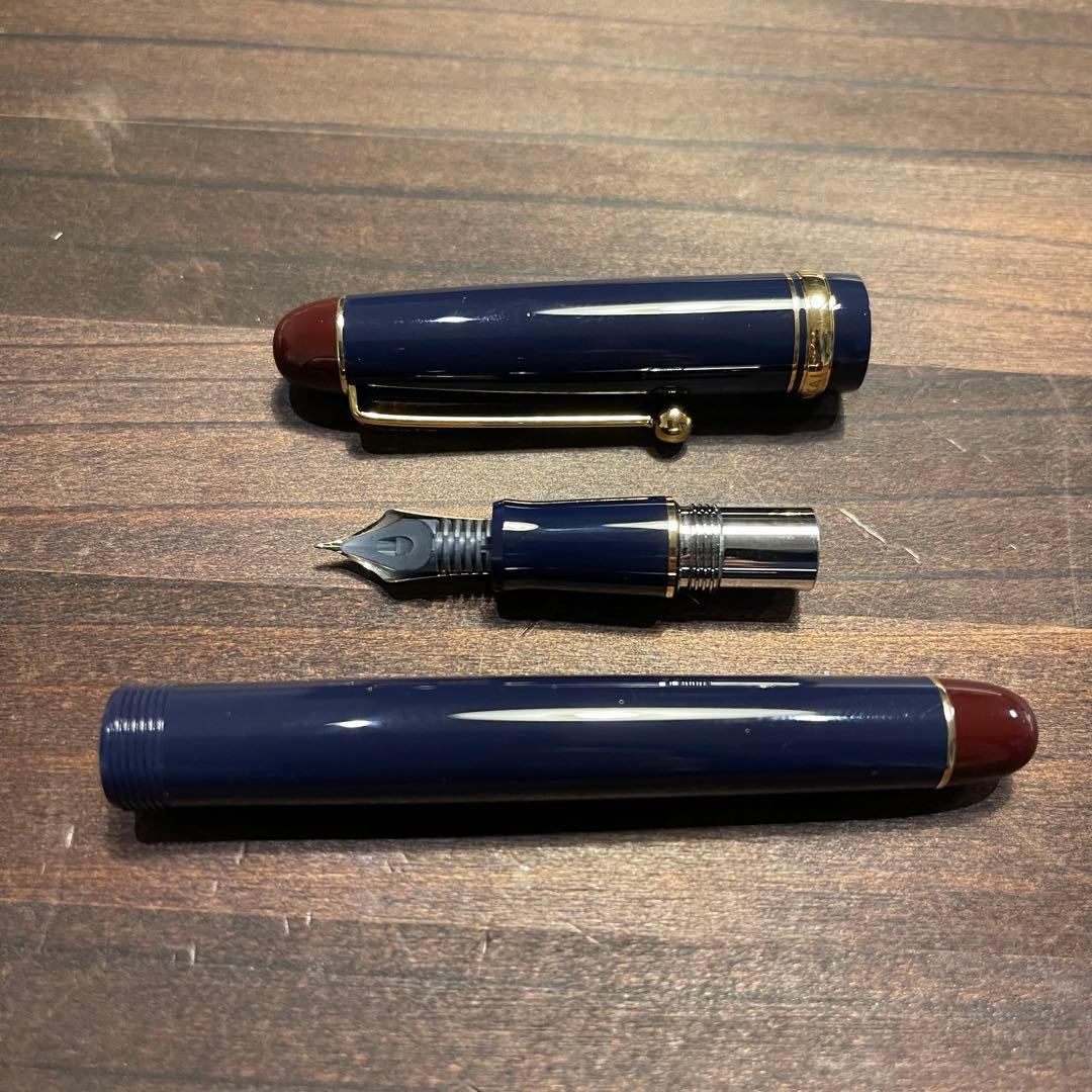 パイロット　PILOT 万年筆 ペン先　14K F ネイビー 未使用カスタム74