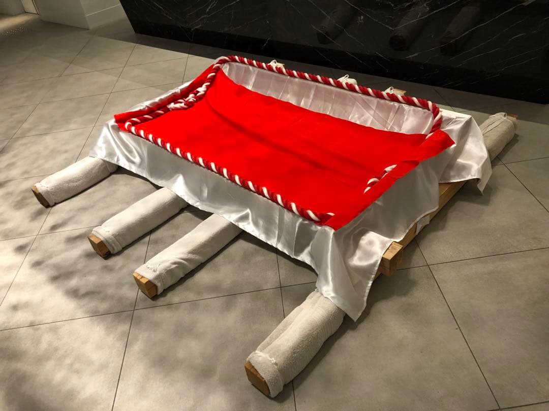 【値下げ】お神輿　二人乗り　特注品