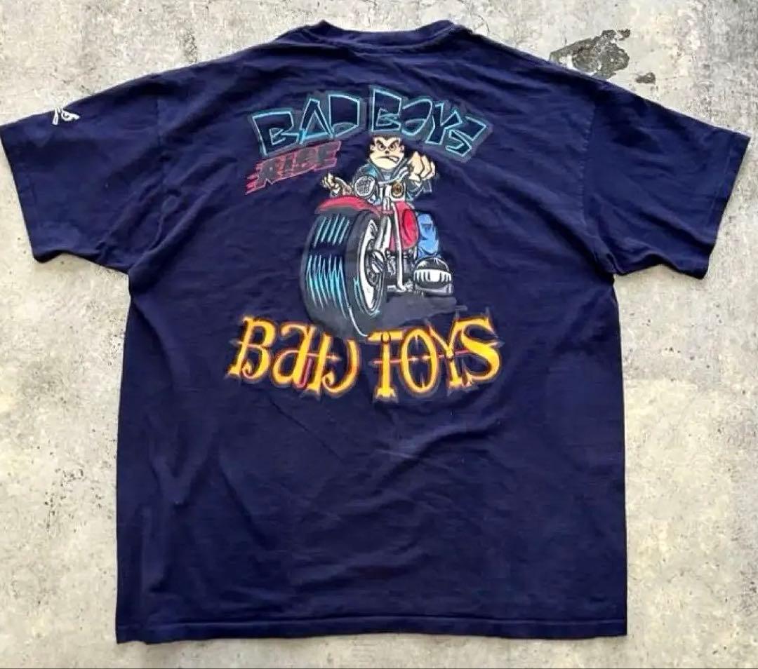 USA製80s~90s BadBoy Club Tシャツ XL 丈79