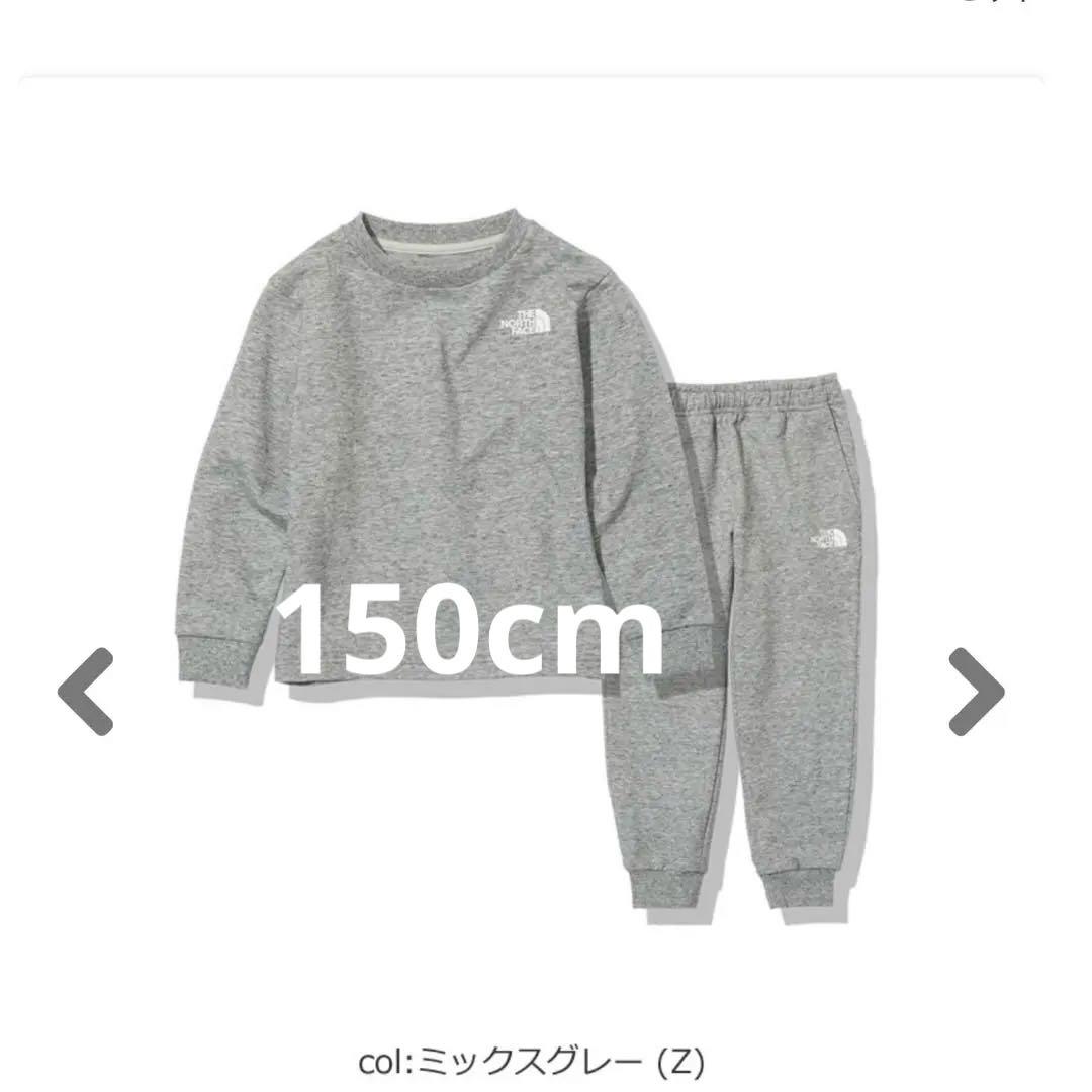 セールTHE NORTH FACE キッズ スウェットセットミックスグレーポーチ