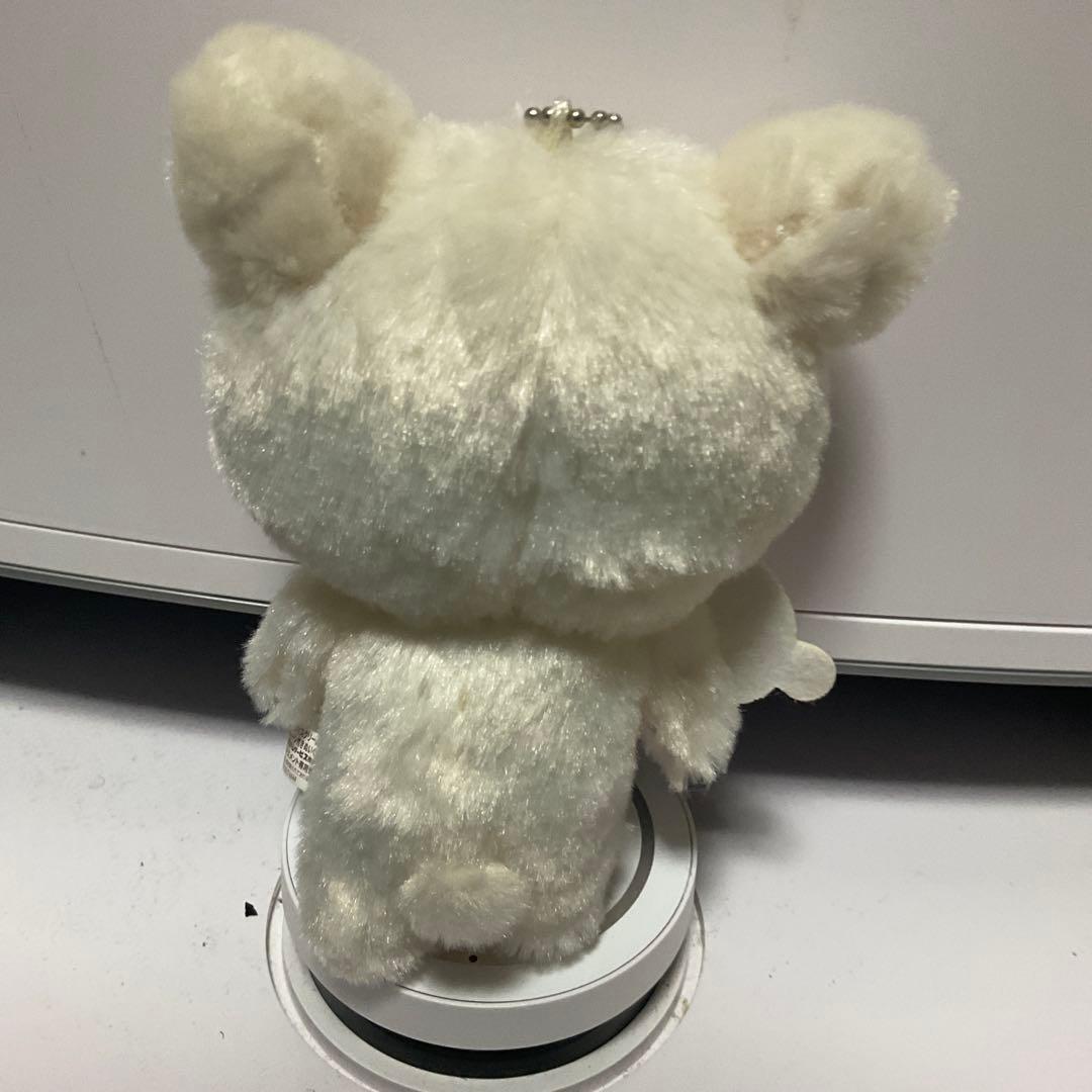 コリラックマSan-X白いふわふわ素材白いクマの子肉球刺繍コリゴグふんわり天使