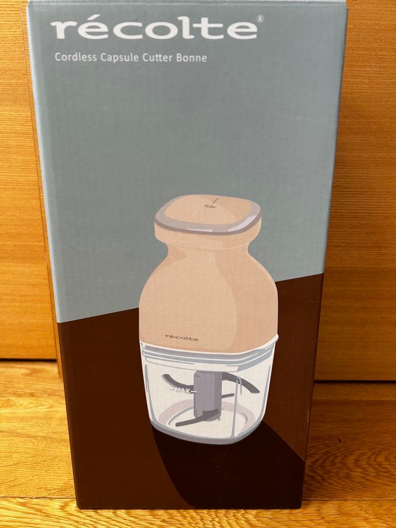【新品・未使用】レコルト　コードレスカプセルカッター　ボンヌRCP-17W