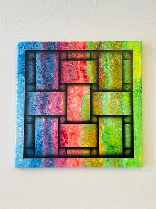 フルイドアート　アートパネル　(サイズ33cm×33cm)