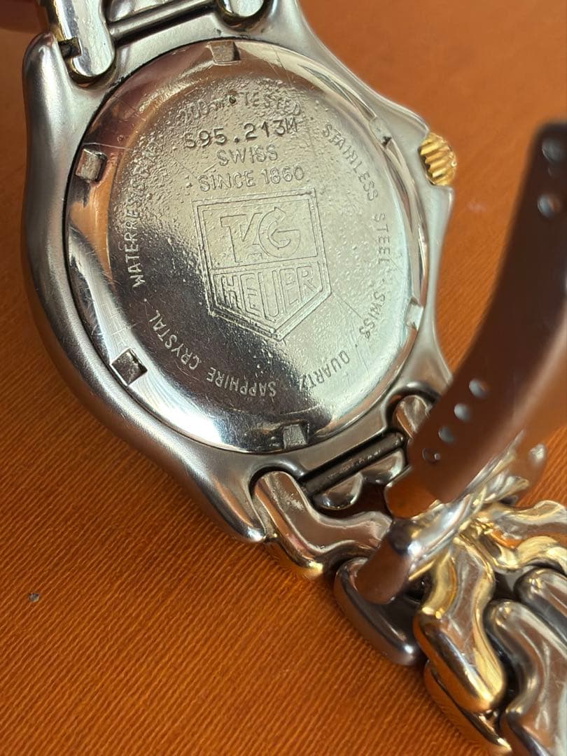 タグ・ホイヤー クォーツ腕時計 グレー文字盤