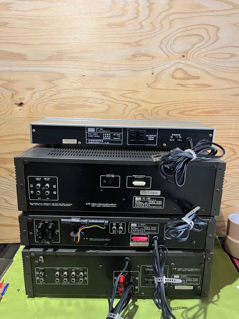 Sansui 山水電気 オーディオ機器　まとめ売り　通電確認済み　ジャンクとして