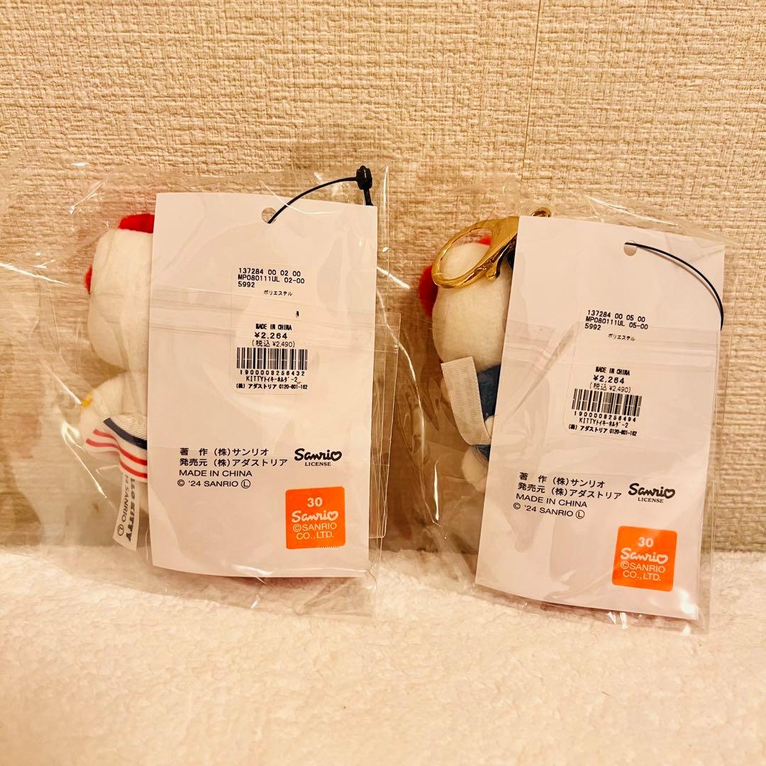 新品　Me% ハローキティ　キーホルダー　テニス リボン キーチェーン