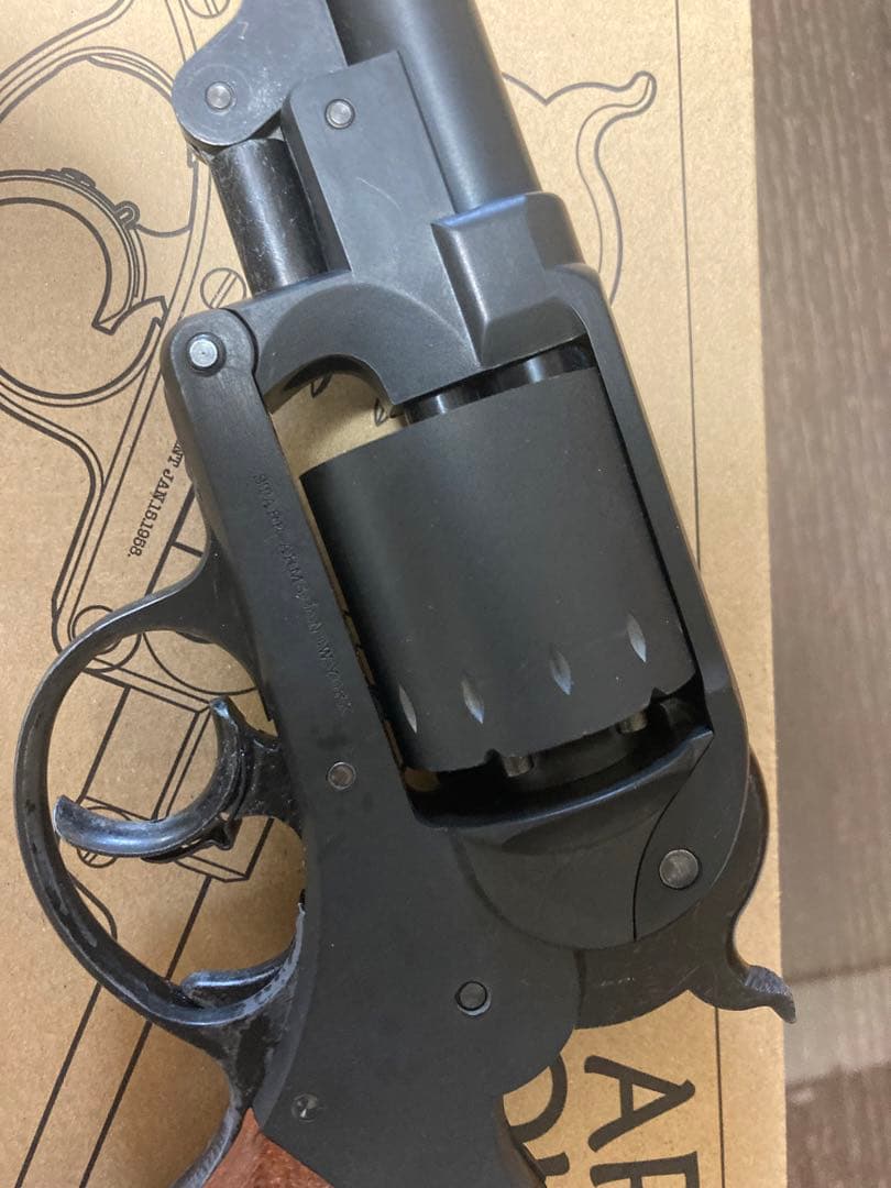 スタールアーミーリボルバー　予備パーツ付き　未発火　モデルガン　ハートフォード