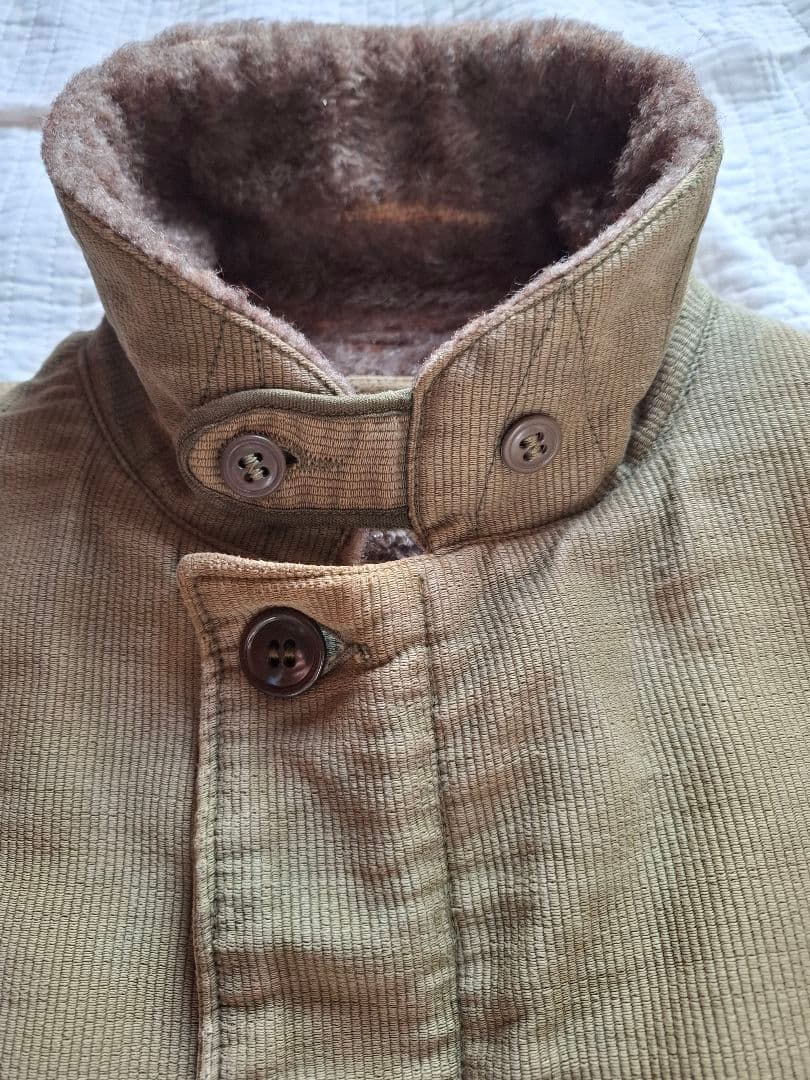 ヴィンテージ　40s 米軍 US NAVY N-1デッキジャケット　太畝ピケ　L