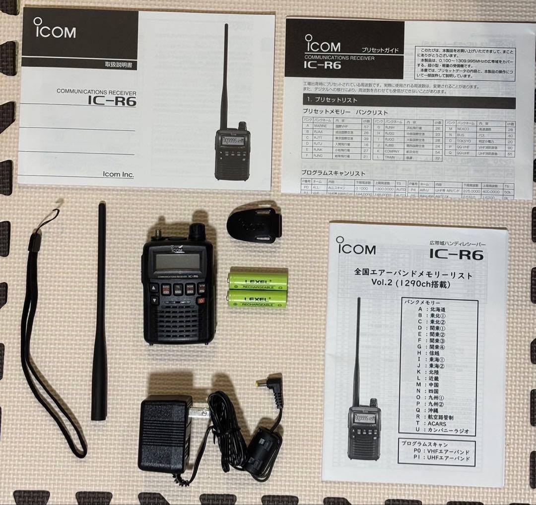 ボギー大佐  ICOM 広帯域ハンディレシーバー IC-R6