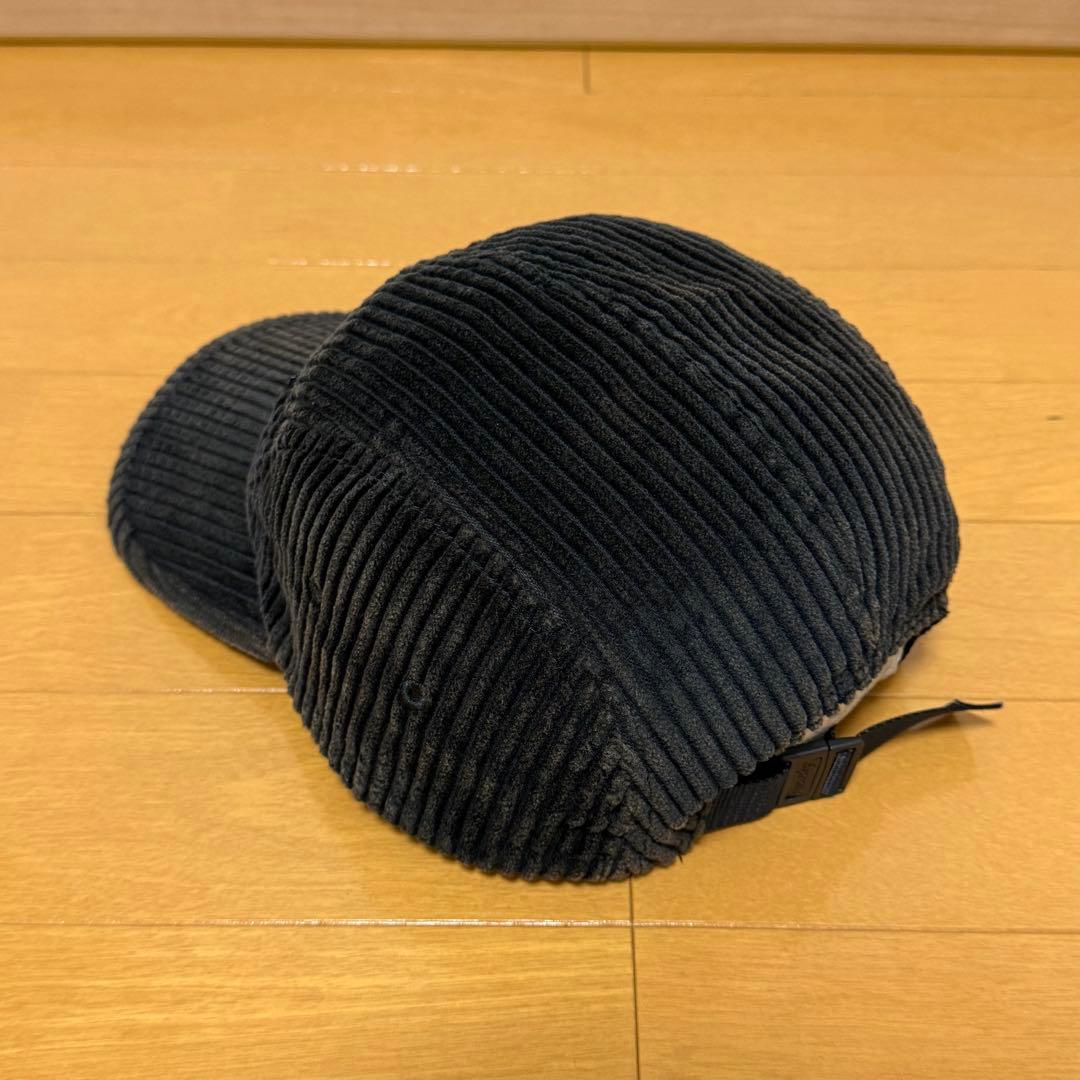 Supreme Corduroy Camp Cap ブラック 22ss