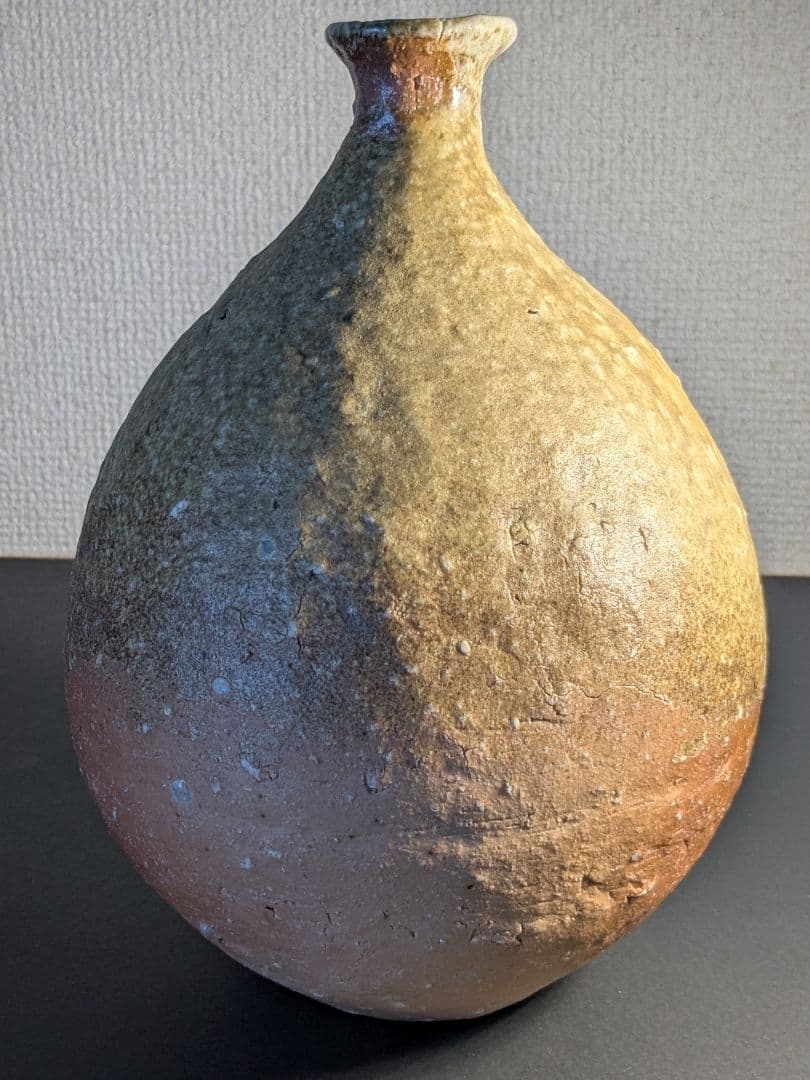 信楽焼　寺垣外窯　杉本貞光　花入　茶碗　毎日オークション出品