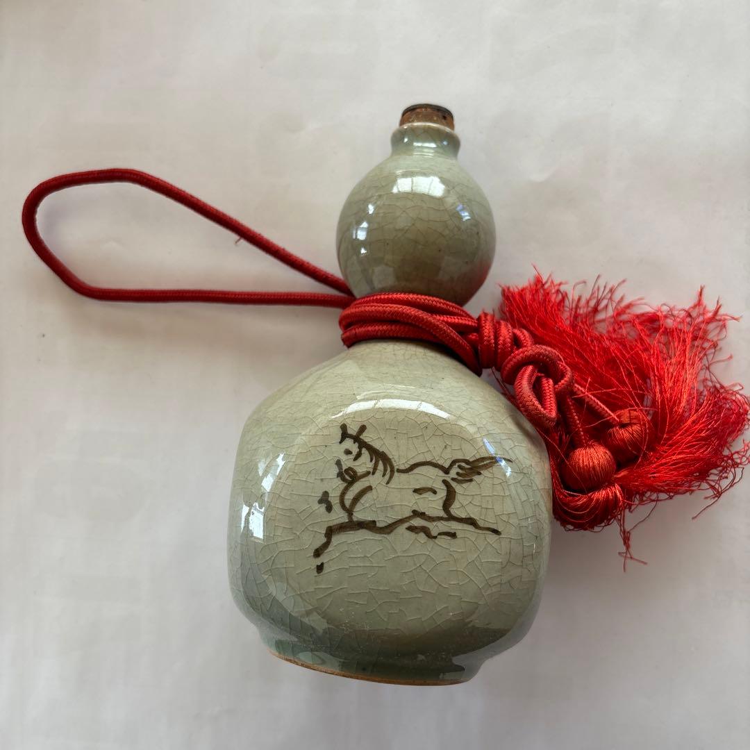 相馬焼　瓢箪型　徳利　３個