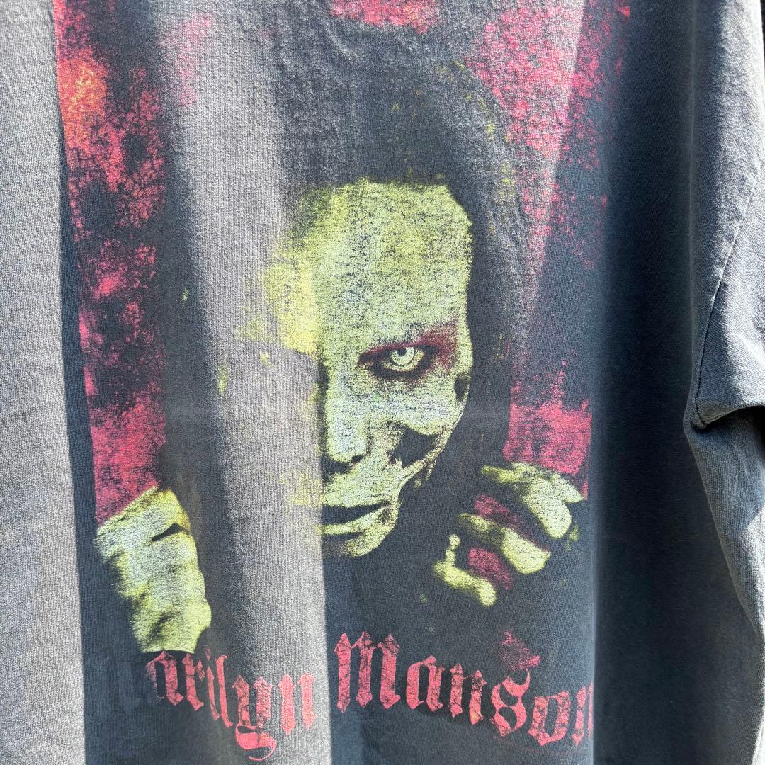 【00s】MARILYN MANSON vintage tシャツgiant XL