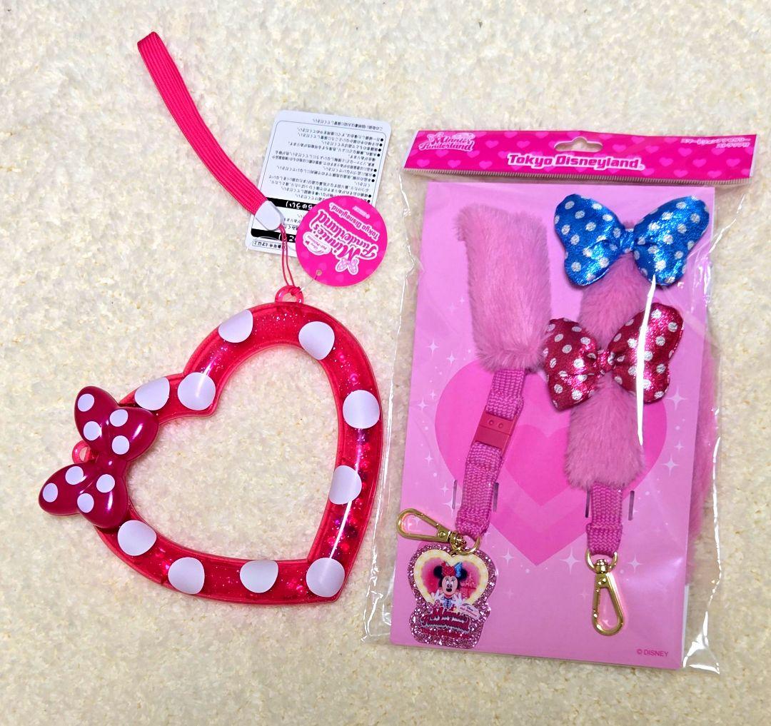 ミニーのファンダーランド　スマートフォンアクセサリー　ハートフルリング　ミニー