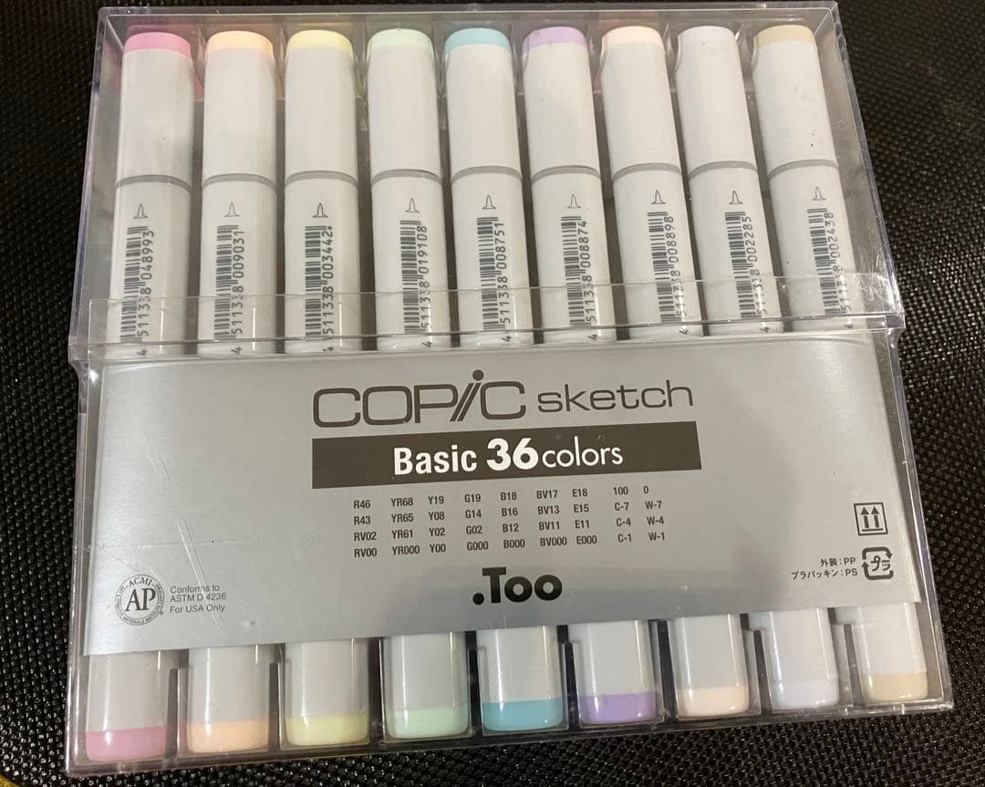 Copic Sketch ベーシック　マーカー 36色セット　未使用品