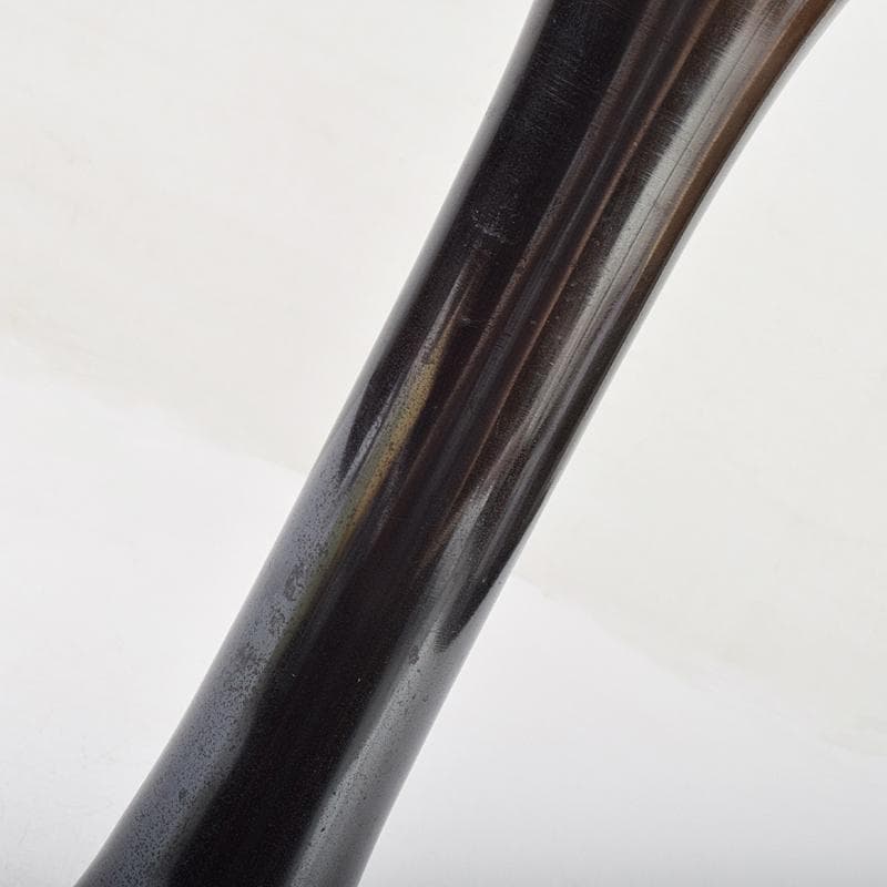 高岡銅器　勝峰作　鋳銅　桔梗口花瓶　共箱　M　R9521B