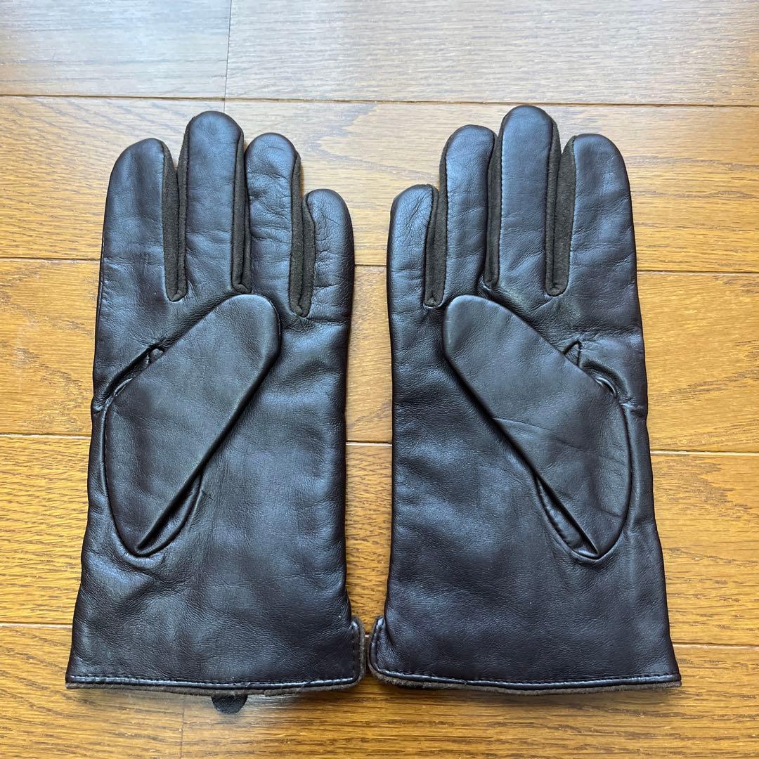 Polo by Ralph Lauren ブラウンレザー手袋