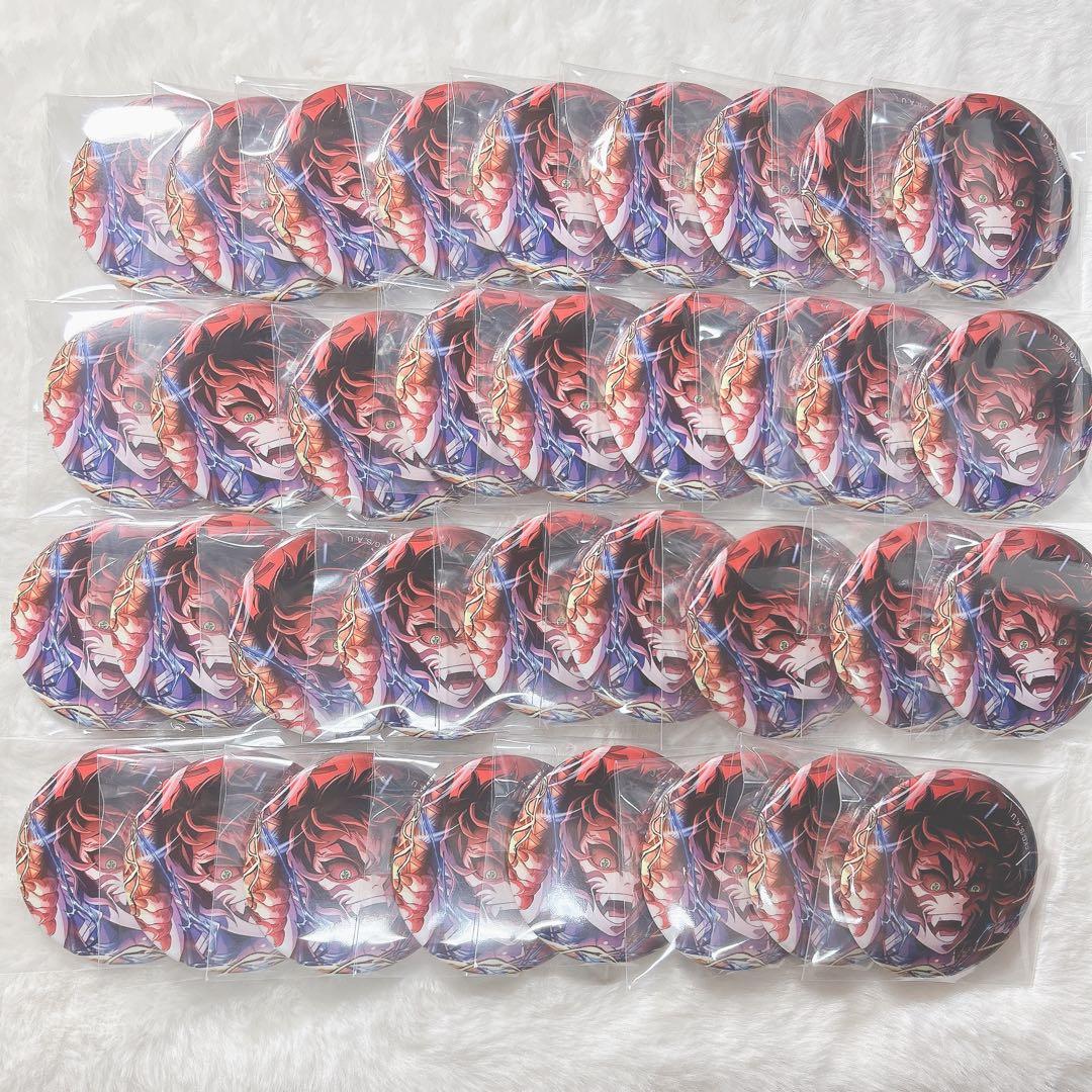 鬼滅の刃 キービジュアル 獪岳 缶バッジ 35個セット