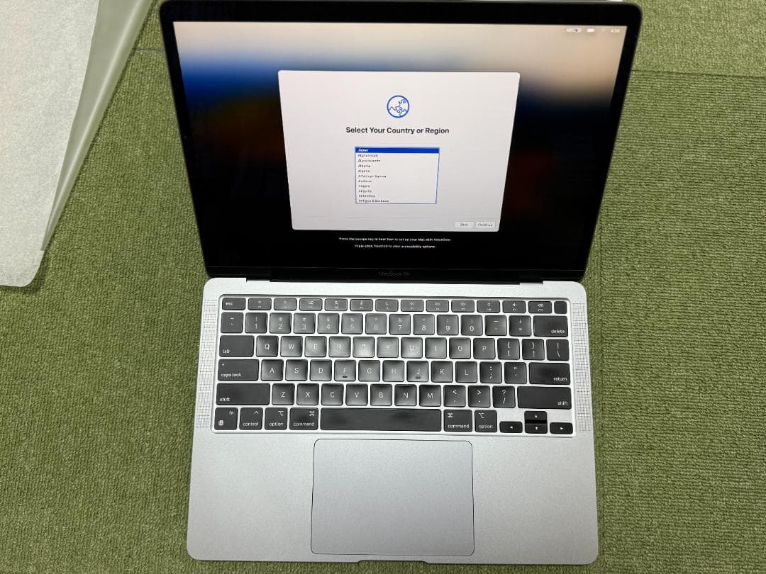 MacBook Air(M1,2020)メモリ16GB,SSD1TB,US配列