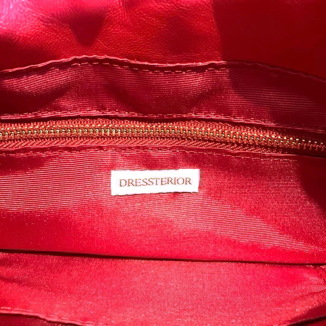 【新品未使用】ドレステリア ラムレザーバルーンバッグ 本革 タグ付き