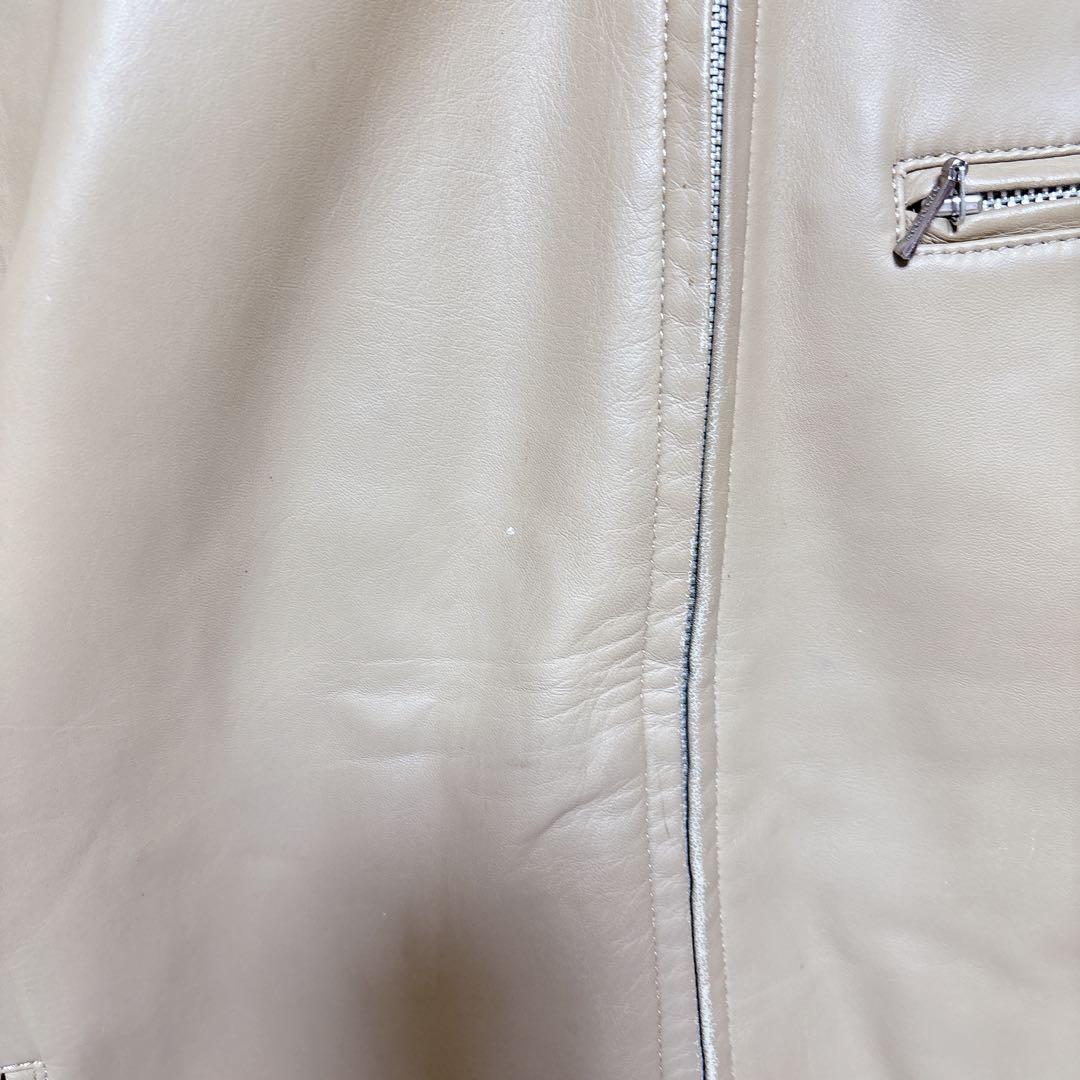 バーバリー　レザージャケット　羊革　三陽商会　羽織り　かっこいい　シンプル　大人