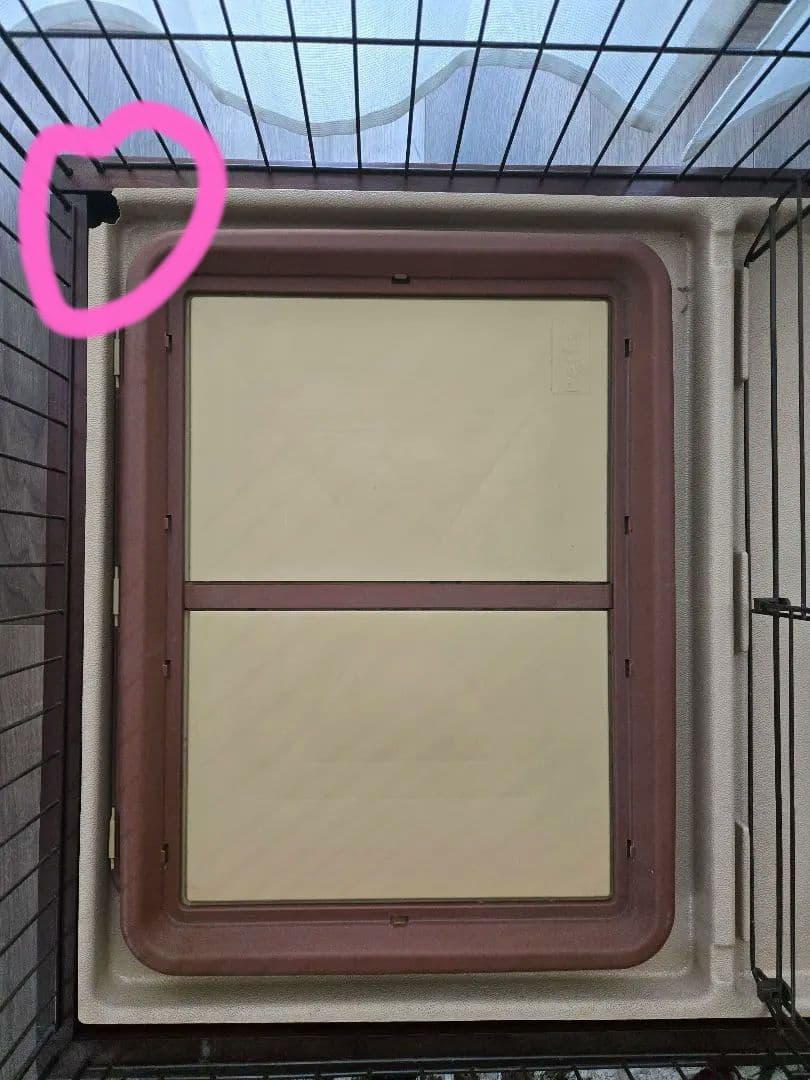 ペティオ トイレのしつけが出来る ドッグルームサークル ブラウン ワイド