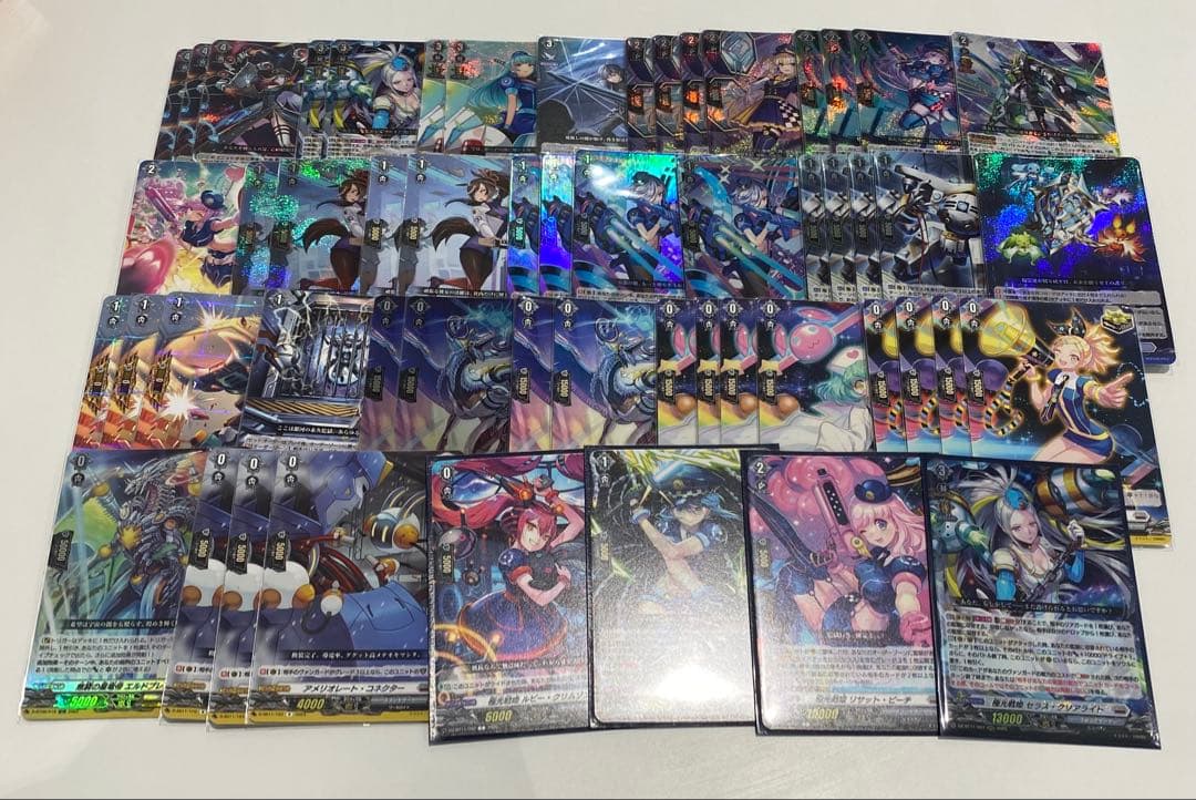 ヴァンガード　極光戦姫　デッキ　/ パーツ付き