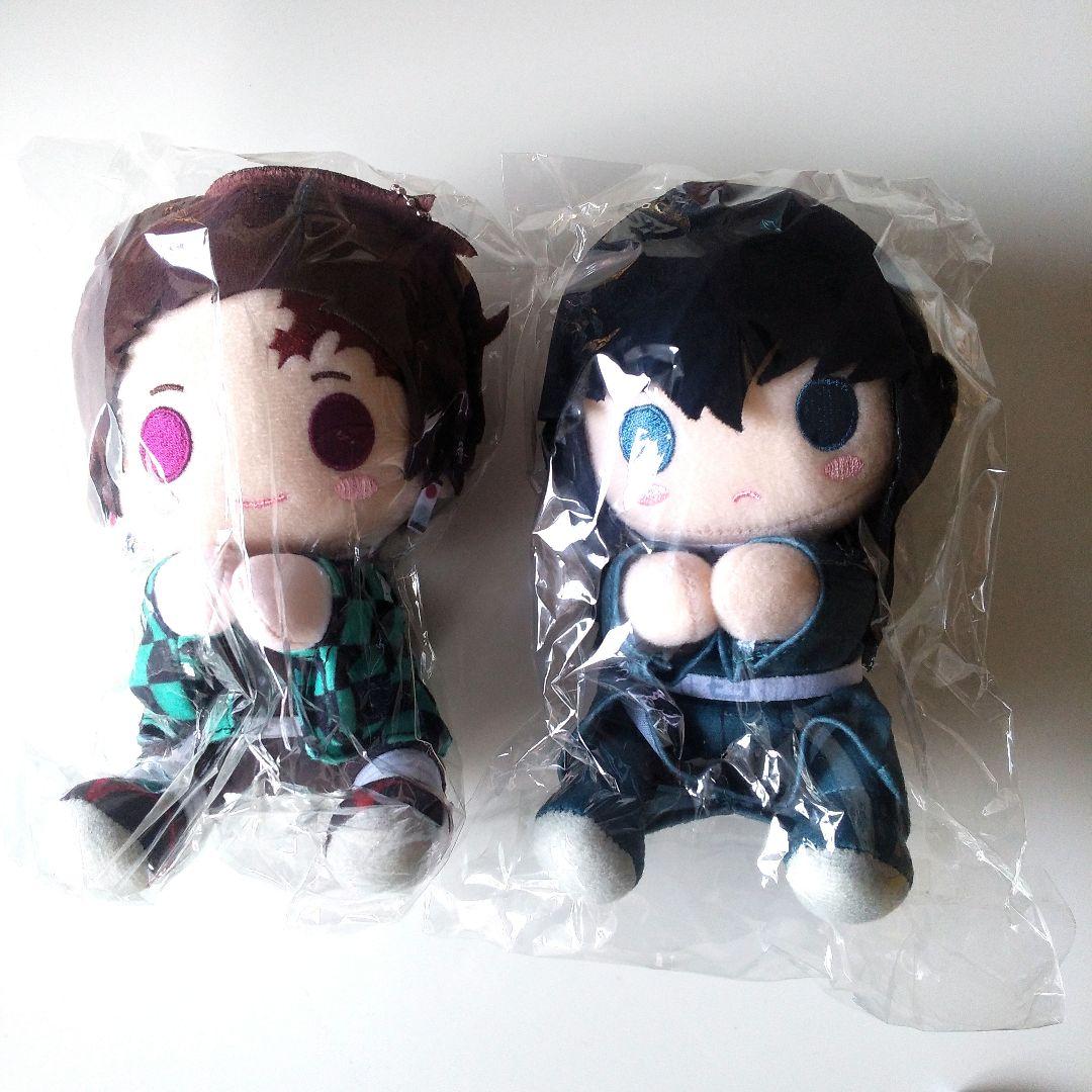 鬼滅の刃 竈門炭治郎　時透無一郎 ぴたぬい ぬいぐるみ