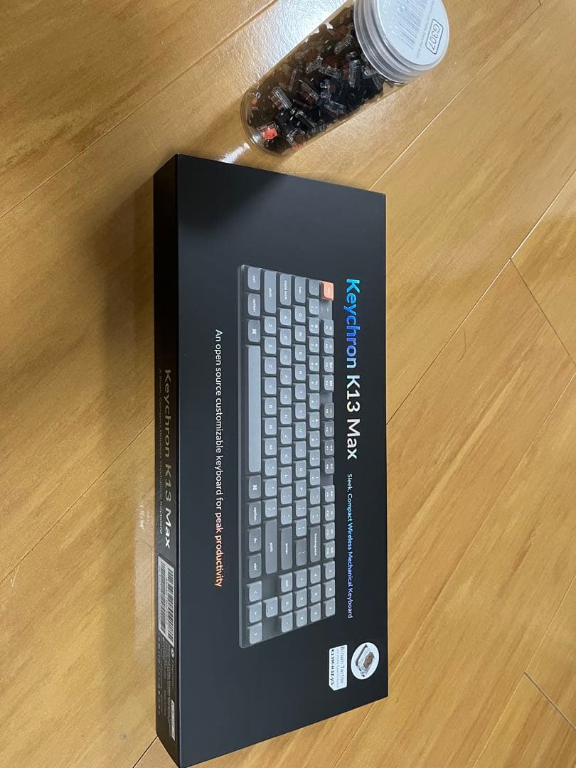 keychron k13 max とロープロsilent switch