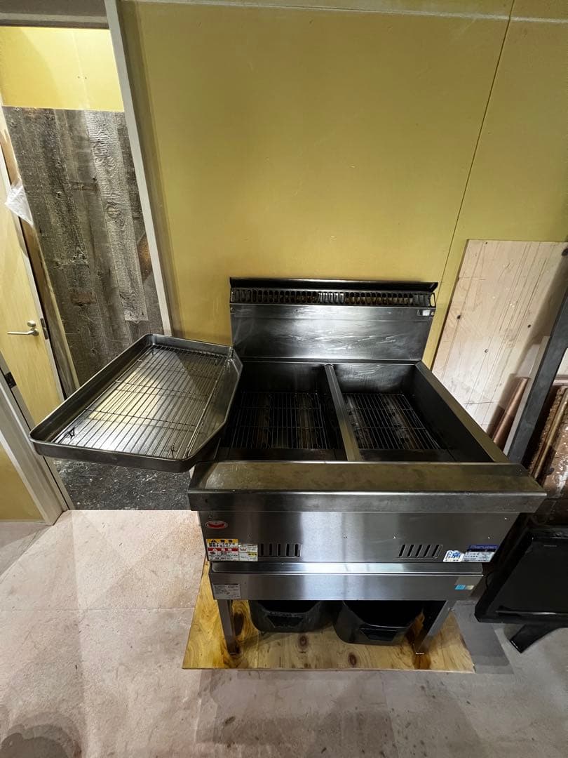 値下げ【マルゼン】【業務用】【中古】ガスフライヤー　MGF-C13WK*都市ガス